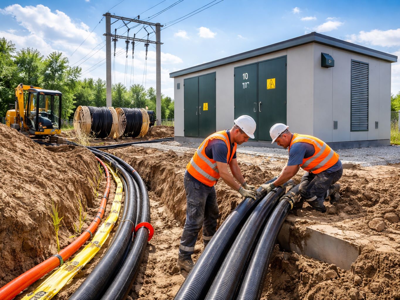 10kV įvado tiesimas ir transformatorinė 10kV įvado tiesimas ir transformatorinė